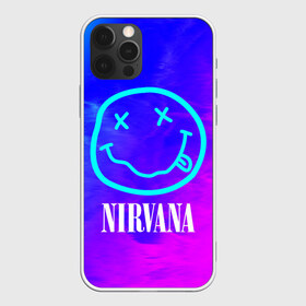 Чехол для iPhone 12 Pro Max с принтом NIRVANA НИРВАНА в Рязани, Силикон |  | Тематика изображения на принте: band | cobain | face | kurt | logo | music | nirvana | rock | rocknroll | группа | кобейн | курт | лого | логотип | музыка | музыкальная | нирвана | рожица | рок | рокнролл | символ