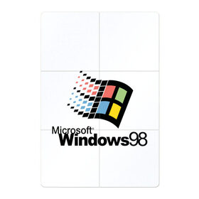 Магнитный плакат 2Х3 с принтом Windows 98 в Рязани, Полимерный материал с магнитным слоем | 6 деталей размером 9*9 см | microsoft | windows | windows98 | виндовс | майкрософт