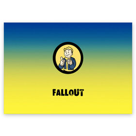 Поздравительная открытка с принтом Fallout/Фоллаут в Рязани, 100% бумага | плотность бумаги 280 г/м2, матовая, на обратной стороне линовка и место для марки
 | Тематика изображения на принте: boy | fallout | new vegas | nuka cola | апокалипсис | бандиты | вегас | война | градиент | девочкам | детям | игра | логотипы игр | мальчикам | оружие | парни | пистолеты | подростковые | постапокалипсис | убежище
