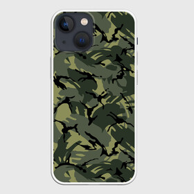 Чехол для iPhone 13 mini с принтом Камуфляж в Рязани,  |  | амуниция | армия | болотный | военная | камуфляж | лесной | маскировка | охота | разведка | рыбалка | спецназ | страйкбол | тайга | форма | хаки