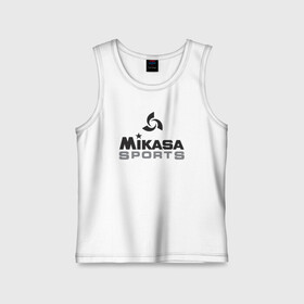 Детская майка хлопок с принтом MIKASA SPORTS в Рязани,  |  | Тематика изображения на принте: beach | mikasa | voleybal | volleyball | волебол | волейбол | волейболист | волейболистка | воллейбол | микаса | пляжный