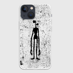 Чехол для iPhone 13 mini с принтом Сиреноголовый в Рязани,  |  | siren head | zombie | великан | гигант | голова | гранж | гуманоид | зверь | зомби | инопланетянин | клещни | криптид | мистика | монстр | нло | пришелец | сирена | скелет | страшный | существа | тень | титан
