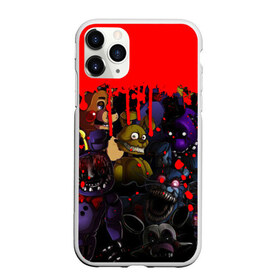 Чехол для iPhone 11 Pro матовый с принтом Five Nights At Freddys в Рязани, Силикон |  | 5 ночей | 5 ночей с фредди | 5 ночей с фреди | five nights at freddys | fnaf | foxy | аниматроники | игра | компьютерная игра | пять ночей с фредди | фокси | фредди | фреди | чика