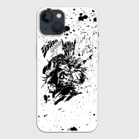 Чехол для iPhone 13 с принтом JoJo Bizarre Adventure в Рязани,  |  | Тематика изображения на принте: anime | jojo | jojo’s bizarre adventure | аниме | анимэ | биззаре адвенчер | джо | джо джо | джоджо | джонатан джостар | дзёсукэ хигасиката | дзётаро кудзё | жожо | игги | кира | лого | манга | невероятные приключения