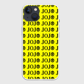 Чехол для iPhone 13 с принтом JoJo Bizarre Adventure в Рязани,  |  | anime | jojo | jojo’s bizarre adventure | аниме | анимэ | биззаре адвенчер | джо | джо джо | джоджо | джонатан джостар | дзёсукэ хигасиката | дзётаро кудзё | жожо | игги | кира | лого | манга | невероятные приключения