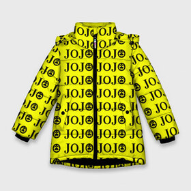 Зимняя куртка для девочек 3D с принтом JoJo Bizarre Adventure в Рязани, ткань верха — 100% полиэстер; подклад — 100% полиэстер, утеплитель — 100% полиэстер. | длина ниже бедра, удлиненная спинка, воротник стойка и отстегивающийся капюшон. Есть боковые карманы с листочкой на кнопках, утяжки по низу изделия и внутренний карман на молнии. 

Предусмотрены светоотражающий принт на спинке, радужный светоотражающий элемент на пуллере молнии и на резинке для утяжки. | anime | jojo | jojo’s bizarre adventure | аниме | анимэ | биззаре адвенчер | джо | джо джо | джоджо | джонатан джостар | дзёсукэ хигасиката | дзётаро кудзё | жожо | игги | кира | лого | манга | невероятные приключения