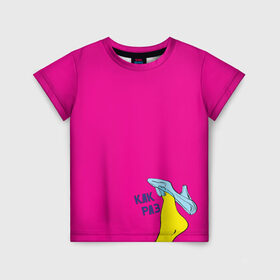 Детская футболка 3D с принтом Золушка в Рязани, 100% гипоаллергенный полиэфир | прямой крой, круглый вырез горловины, длина до линии бедер, чуть спущенное плечо, ткань немного тянется | disney | princess | дисней | золушка | туфелька
