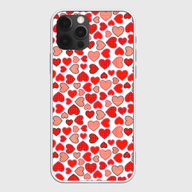 Чехол для iPhone 12 Pro Max с принтом Сердечки паттерн в Рязани, Силикон |  | cute | love is | valentines day | you | алые | валентина | влюбленные | девушке | день рождения | дружба | жена | лучшая | любимая | люблю | любовь | мама | марта | милые | нежные | подарок | свадьба | серде | сердца