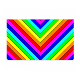 Бумага для упаковки 3D с принтом Rainbow Stripes в Рязани, пластик и полированная сталь | круглая форма, металлическое крепление в виде кольца | Тематика изображения на принте: geometry | gradient | neon | геометрические | градиент | детям | кислота | кислотный | конус | красочный | линии | неоновые | пирамида | полоска | полосы | радуга | радужный | разноцветные | сочный | треугольники