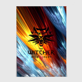 Постер с принтом The Witcher / Ведьмак Logo в Рязани, 100% бумага
 | бумага, плотность 150 мг. Матовая, но за счет высокого коэффициента гладкости имеет небольшой блеск и дает на свету блики, но в отличии от глянцевой бумаги не покрыта лаком | cd projekt red | ciri | game | geralt | geralt of rivia | gwynbleidd | the witcher | the witcher 3: wild hunt | ведьмак | ведьмак 3: дикая охота | геральт | геральт из ривии | цири | цирилла