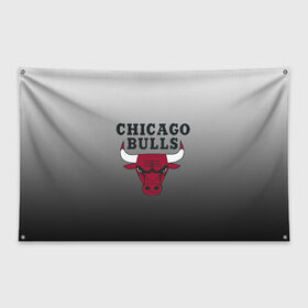 Флаг-баннер с принтом JORDAN CHICAGO BULLS в Рязани, 100% полиэстер | размер 67 х 109 см, плотность ткани — 95 г/м2; по краям флага есть четыре люверса для крепления | basketball | jordan | michael | michael jordan | баскетбол | джордан | майкл | стиль