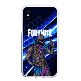 Чехол для iPhone XS Max матовый с принтом FORTNITE RAVEN в Рязани, Силикон | Область печати: задняя сторона чехла, без боковых панелей | 2019 | battle royale | chapter 2 | epic games | fortnite | game | season x | zombie | зомби | фортнайт