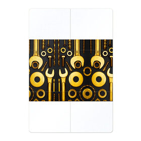Магнитный плакат 2Х3 с принтом КЛЮЧ ГАЙКА в Рязани, Полимерный материал с магнитным слоем | 6 деталей размером 9*9 см | Тематика изображения на принте: автослесарь | гаечный ключ | гайка | ключ