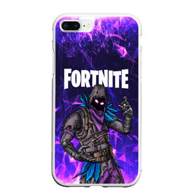 Чехол для iPhone 7Plus/8 Plus матовый с принтом FORTNITE x RAVEN в Рязани, Силикон | Область печати: задняя сторона чехла, без боковых панелей | Тематика изображения на принте: 2019 | battle royale | chapter 2 | epic games | fortnite | game | season x | zombie | зомби | фортнайт