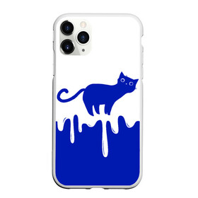 Чехол для iPhone 11 Pro Max матовый с принтом Milk Cat в Рязани, Силикон |  | Тематика изображения на принте: cat | cats | japan | kitty | milk | кавай | кот | котейка | котенок | котик | кошка | кошки | милград | молоко | ня | япония