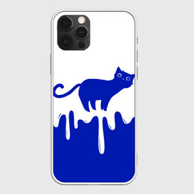 Чехол для iPhone 12 Pro Max с принтом Milk Cat в Рязани, Силикон |  | cat | cats | japan | kitty | milk | кавай | кот | котейка | котенок | котик | кошка | кошки | милград | молоко | ня | япония