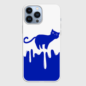 Чехол для iPhone 13 Pro Max с принтом Milk Cat в Рязани,  |  | Тематика изображения на принте: cat | cats | japan | kitty | milk | кавай | кот | котейка | котенок | котик | кошка | кошки | милград | молоко | ня | япония