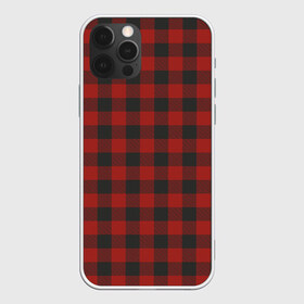 Чехол для iPhone 12 Pro Max с принтом Бордовая клетка в Рязани, Силикон |  | cage | cage pattern | checkered ornament | ornament | pattern | print cage | tartan | бордовая клетка | клетка | клетка узор | клетчатый орнамент | орнамент | принт клетка | тартан | узор | шотландка | шотландская клетка