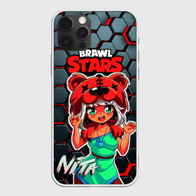 Чехол для iPhone 12 Pro Max с принтом Nita Brawl Stars в Рязани, Силикон |  | anime | brawl | brawl stars | brawlstars | brawl_stars | jessie | nita | аниме | бравл | бравлстарс | девочка | девочка в шкуре медведя | девушка | манга | медведь | нета | нита