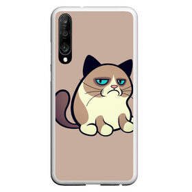 Чехол для Honor P30 с принтом Великий Grumpy Cat в Рязани, Силикон | Область печати: задняя сторона чехла, без боковых панелей | grumpy cat | арт | кот | кот grumpy cat | котёнок | кошка | недовольный кот | рисунок