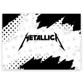 Поздравительная открытка с принтом METALLICA / МЕТАЛЛИКА в Рязани, 100% бумага | плотность бумаги 280 г/м2, матовая, на обратной стороне линовка и место для марки
 | Тематика изображения на принте: hetfield | james | logo | metal | metalica | metallica | music | rock | star | джеймс | звезда | знак | ларс | лого | логотип | логотипы | метал | металика | металлика | музыка | рок | символ | символы | ульрих | хэтфилд