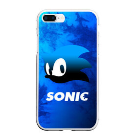 Чехол для iPhone 7Plus/8 Plus матовый с принтом СОНИК SONIC в Рязани, Силикон | Область печати: задняя сторона чехла, без боковых панелей | adventure | game | games | hedgehog | movie | mult | sonic | the | unleashed | ежик | игра | игры | кино | мульт | мультик | мультфильм | соник | фильм