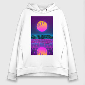 Женское худи Oversize хлопок с принтом Vaporwave EASTHETIC 99 в Рязани, френч-терри — 70% хлопок, 30% полиэстер. Мягкий теплый начес внутри —100% хлопок | боковые карманы, эластичные манжеты и нижняя кромка, капюшон на магнитной кнопке | aesthetic | electronica | music | киберпанк | лаунж | музыка | поп | скульптура