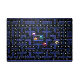 Пазл магнитный 126 элементов с принтом Pacman в Рязани, полимерный материал с магнитным слоем | 126 деталей, размер изделия —  180*270 мм | pac man | pacman | аркады | пакмэн