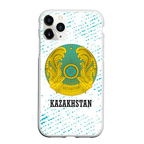 Чехол для iPhone 11 Pro матовый с принтом KAZAKHSTAN / КАЗАХСТАН в Рязани, Силикон |  | flag | kazakhstan | qazaqstan | герб | захах | казахстан | кахахи | лого | нур султан | республика | символ | страна | флаг