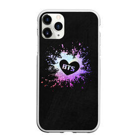 Чехол для iPhone 11 Pro матовый с принтом BTS в Рязани, Силикон |  | bts | cute | heat | k pop | korean | бтс | жест | кпоп | милый | сердце