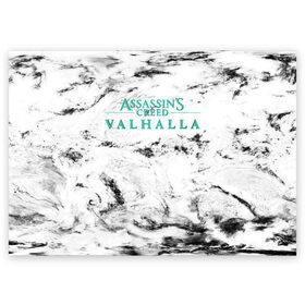 Поздравительная открытка с принтом Assassins Creed Valhalla в Рязани, 100% бумага | плотность бумаги 280 г/м2, матовая, на обратной стороне линовка и место для марки
 | Тематика изображения на принте: eivor | valhalla | vikings | вальгалла | вальхалла | викинги | эйвор