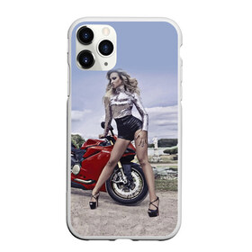 Чехол для iPhone 11 Pro Max матовый с принтом Biker Olga в Рязани, Силикон |  | celebrity | clouds | fashion | girl | model | motorcycle | nature | pose | sky | star | девушка | звезда | знаменитость | мода | модель | мотоцикл | небо | облака | природа