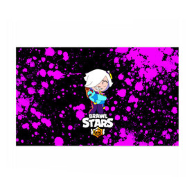 Бумага для упаковки 3D с принтом Brawl Stars/Колетта в Рязани, пластик и полированная сталь | круглая форма, металлическое крепление в виде кольца | bibi | crow | koletta | leon | nita | sandy | wings | бравл старс | брызги | герои | девочкам | демон | детям | единорог | звезда | звездные | колетт | краска | крылья | леон | логотипы игр | неоновые | персонажи | сенди