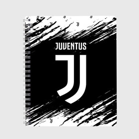 Тетрадь с принтом JUVENTUS ЮВЕНТУС в Рязани, 100% бумага | 48 листов, плотность листов — 60 г/м2, плотность картонной обложки — 250 г/м2. Листы скреплены сбоку удобной пружинной спиралью. Уголки страниц и обложки скругленные. Цвет линий — светло-серый
 | Тематика изображения на принте: ball | club | dtynec | foot | football | italy | juventus | logo | ronaldo | sport | team | дибала | италия | клуб | лого | логотип | логотипы | огмутегы | роналдо | сборная | символ | символы | спорт | форма | футбол | футболист | футболисту | 