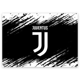 Поздравительная открытка с принтом JUVENTUS / ЮВЕНТУС в Рязани, 100% бумага | плотность бумаги 280 г/м2, матовая, на обратной стороне линовка и место для марки
 | ball | club | dtynec | foot | football | italy | juventus | logo | ronaldo | sport | team | дибала | италия | клуб | лого | логотип | логотипы | огмутегы | роналдо | сборная | символ | символы | спорт | форма | футбол | футболист | футболисту | 