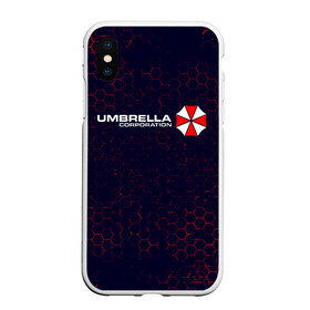 Чехол для iPhone XS Max матовый с принтом UMBRELLA CORP АМБРЕЛЛА в Рязани, Силикон | Область печати: задняя сторона чехла, без боковых панелей | corp | corporation | evil | game | games | logo | resident | umbrella | амбрелла | зла | зонт | зонтик | игра | игры | корп | корпорация | лого | логотип | обитель | резидент | символ | эвил