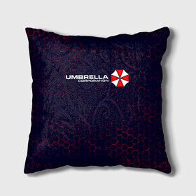 Подушка 3D с принтом UMBRELLA CORP / АМБРЕЛЛА в Рязани, наволочка – 100% полиэстер, наполнитель – холлофайбер (легкий наполнитель, не вызывает аллергию). | состоит из подушки и наволочки. Наволочка на молнии, легко снимается для стирки | corp | corporation | evil | game | games | logo | resident | umbrella | амбрелла | зла | зонт | зонтик | игра | игры | корп | корпорация | лого | логотип | обитель | резидент | символ | эвил