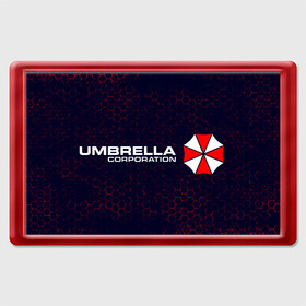 Магнит 45*70 с принтом UMBRELLA CORP / АМБРЕЛЛА в Рязани, Пластик | Размер: 78*52 мм; Размер печати: 70*45 | corp | corporation | evil | game | games | logo | resident | umbrella | амбрелла | зла | зонт | зонтик | игра | игры | корп | корпорация | лого | логотип | обитель | резидент | символ | эвил