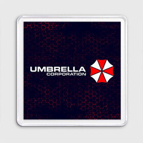 Магнит 55*55 с принтом UMBRELLA CORP / АМБРЕЛЛА в Рязани, Пластик | Размер: 65*65 мм; Размер печати: 55*55 мм | corp | corporation | evil | game | games | logo | resident | umbrella | амбрелла | зла | зонт | зонтик | игра | игры | корп | корпорация | лого | логотип | обитель | резидент | символ | эвил