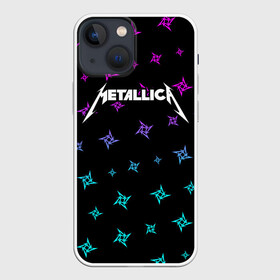 Чехол для iPhone 13 mini с принтом METALLICA   МЕТАЛЛИКА в Рязани,  |  | hetfield | james | logo | metal | metalica | metallica | music | rock | star | джеймс | звезда | знак | ларс | лого | логотип | логотипы | метал | металика | металлика | музыка | рок | символ | символы | ульрих | хэтфилд