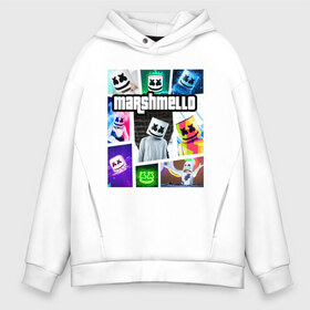 Мужское худи Oversize хлопок с принтом MARSHMELLO (GTA STYLE) в Рязани, френч-терри — 70% хлопок, 30% полиэстер. Мягкий теплый начес внутри —100% хлопок | боковые карманы, эластичные манжеты и нижняя кромка, капюшон на магнитной кнопке | dj | fortnite | marshmello | диджей | маршмелло | мершмеллоу | скин | фортнайт