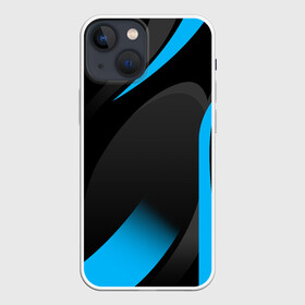 Чехол для iPhone 13 mini с принтом SPORT WEAR BLUE в Рязани,  |  | abstraction | geometry | neon | sport | sport wear | texture | абстракция | брызги | геометрия | краски | красный | линии | неон | неоновый | полосы | синий | соты | спорт | спортивная одежда | спортивная форма | текстура