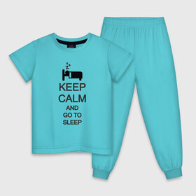 Детская пижама хлопок с принтом KEEP CALM AND GO TO SLEEP в Рязани, 100% хлопок |  брюки и футболка прямого кроя, без карманов, на брюках мягкая резинка на поясе и по низу штанин
 | go to sleep | keep | keep calm | keep calm and | keep calm and go | keep calm and go to | keep calm and go to sleep | иди спать | сохраняй спокойствие | сохраняй спокойствие и иди спать