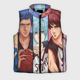 Мужской жилет утепленный 3D с принтом Kuroko s Basketball в Рязани,  |  | ahegao | danganronpa | monokuma | senpai | аниме | монокума | надпись | прикольные картинки | прикольные надписи | сердце | я люблю аниме