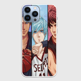 Чехол для iPhone 13 Pro Max с принтом Kurokos Basketball в Рязани,  |  | Тематика изображения на принте: ahegao | danganronpa | monokuma | senpai | аниме | монокума | надпись | прикольные картинки | прикольные надписи | сердце | я люблю аниме