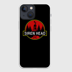 Чехол для iPhone 13 mini с принтом Siren Head в Рязани,  |  | siren head | игра | лес | монстр | персонаж | сирена | сиреноголовый | чудовище