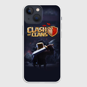 Чехол для iPhone 13 mini с принтом Clash of Clans в Рязани,  |  | clash of clans | clash royale | game | supercell | детская | детям | игра | клаш оф кланс | клаш оф кленс | клеш оф кленс | клэш оф кланс | компьютерная игра | пекка