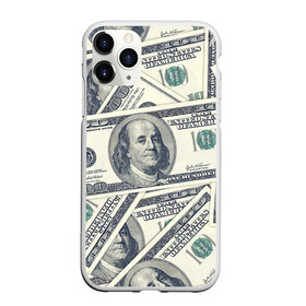 Чехол для iPhone 11 Pro Max матовый с принтом Доллары в Рязани, Силикон |  | 100 долларов | арт | банкноты | валюта | деньги | доллары | зеленый | зелень | сто | сто долларов