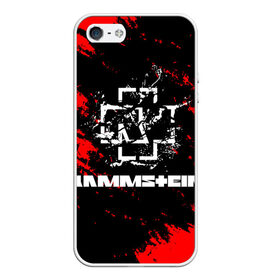 Чехол для iPhone 5/5S матовый с принтом Rammstein. в Рязани, Силикон | Область печати: задняя сторона чехла, без боковых панелей | Тематика изображения на принте: music | rammstein | rock | индастриал метал | метал группа | музыка | музыкальная группа | немецкая метал группа | рамштайн | рок | хард рок