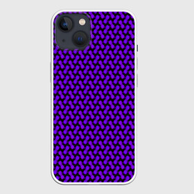 Чехол для iPhone 13 с принтом Dorri в Рязани,  |  | abstraction | pattern | purple | shapes | абстракция | паттерн | фиолетовый | формы